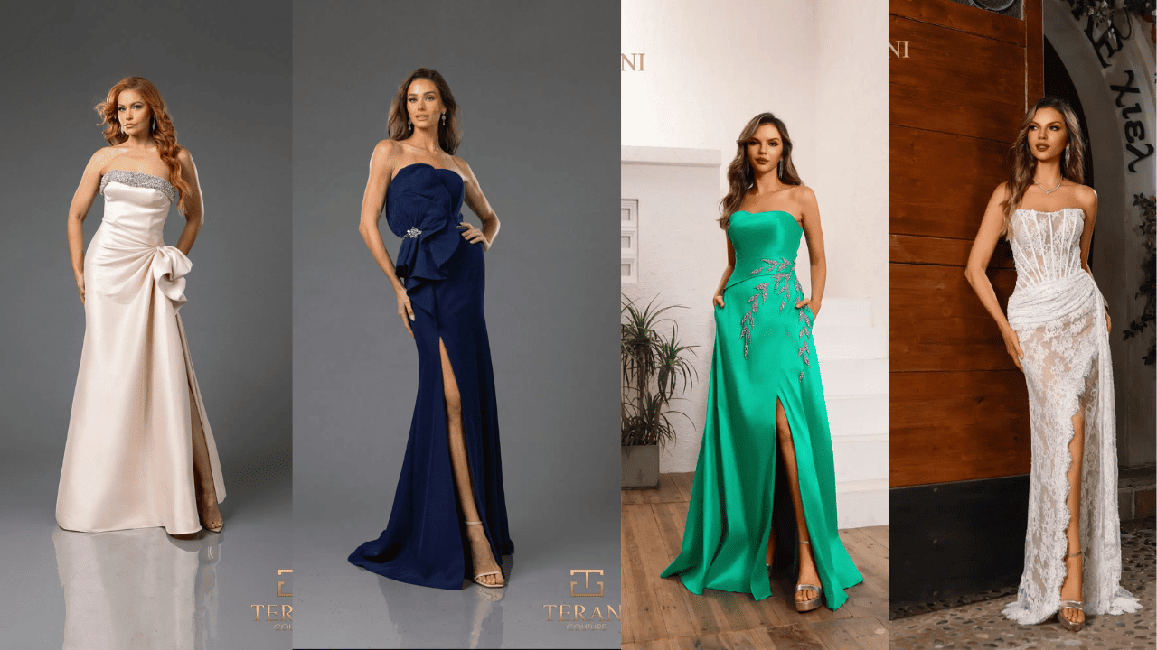 How to Gracefully Carry a Strapless Dress?