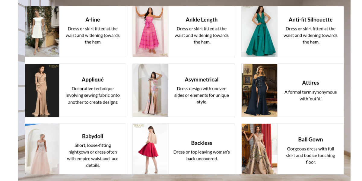 Terani Couture Fashion Glossary