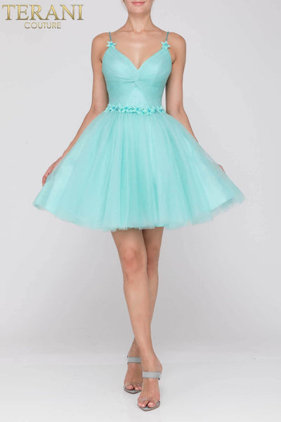 Tiffany Tulle Short Prom Dress with Crystals - 2011P1024