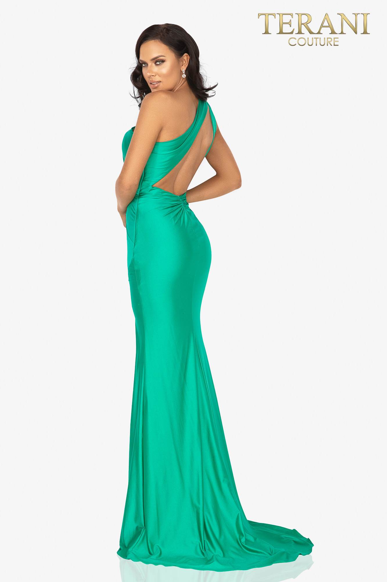 One-Shoulder High Slit Prom Dress - 2011P1066