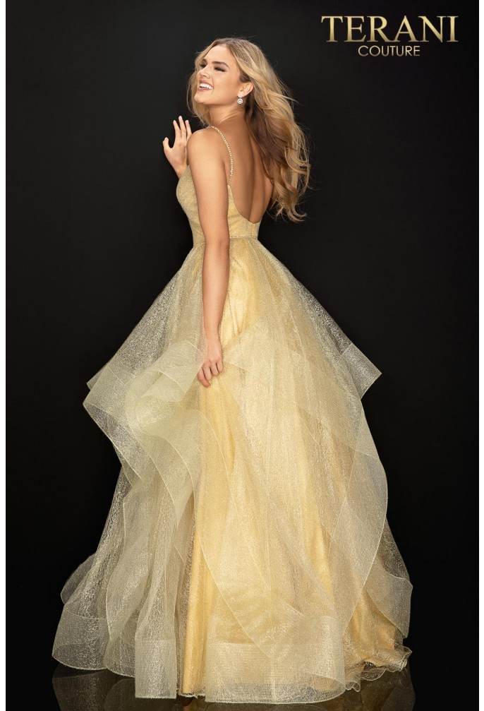Long Tulle Prom Ball Gown - 2011P1213