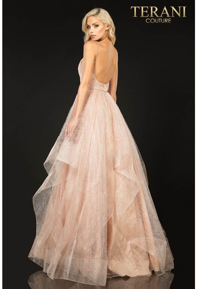 Long Tulle Prom Ball Gown - 2011P1213