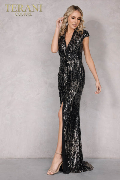 Black Long Telio Evening Dress - 2021E2860