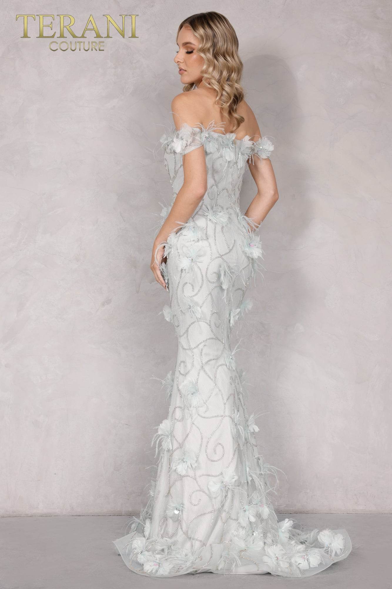 Pastel Aqua Hua Yue Tulle Pageant Dress - 2027GL3231