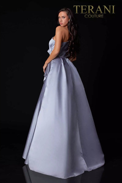 Pewter Evening Dress With Glitz And Glamor - 2111E4728