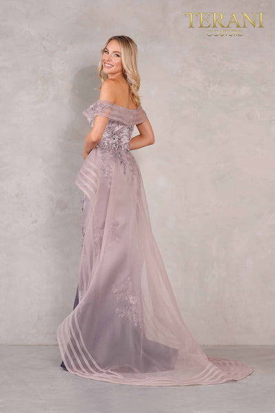 Off-Shoulder Ombre Formal Gown - 2111E4746