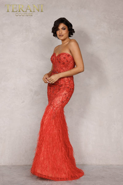 Strapless Long Tulle Pageant Dress - 2221GL0414