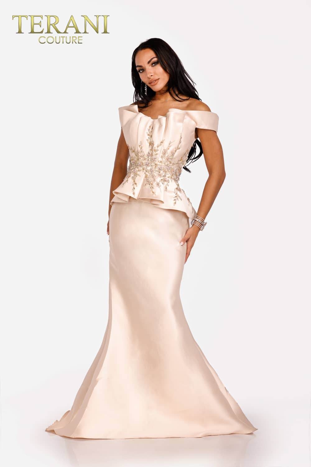 Strapless Formal Mermaid Gown- 231E0509