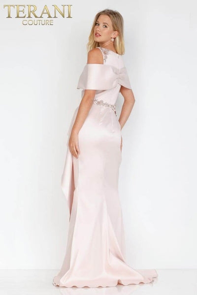 Formal Mother of the Bride Dress with High Neckline - 231M0471