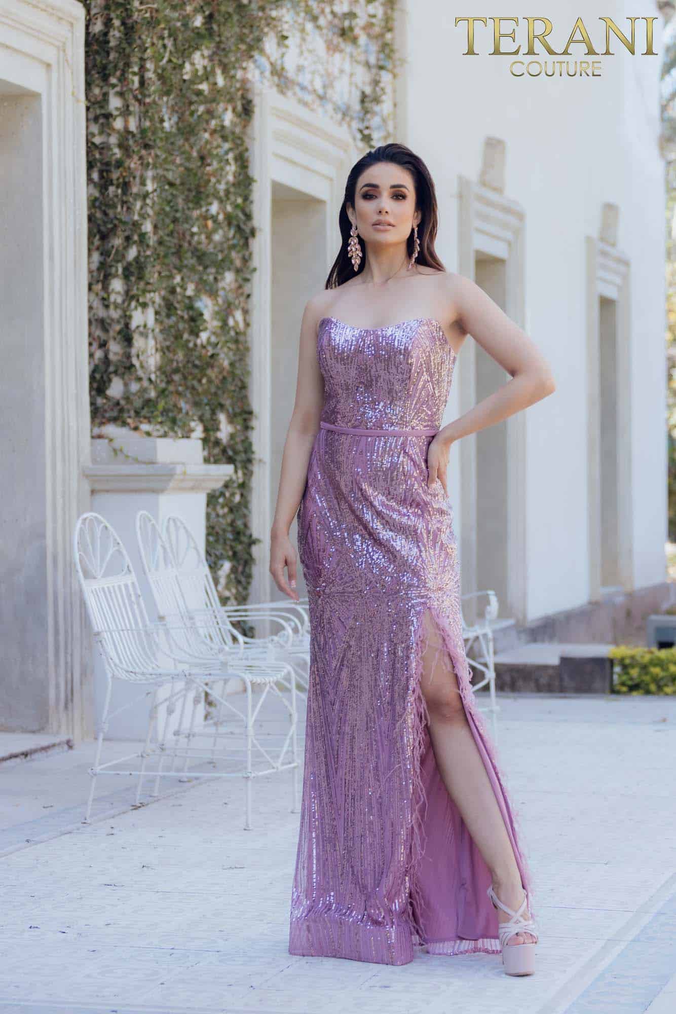 Strapless Low Back Prom Gown - 231P0030