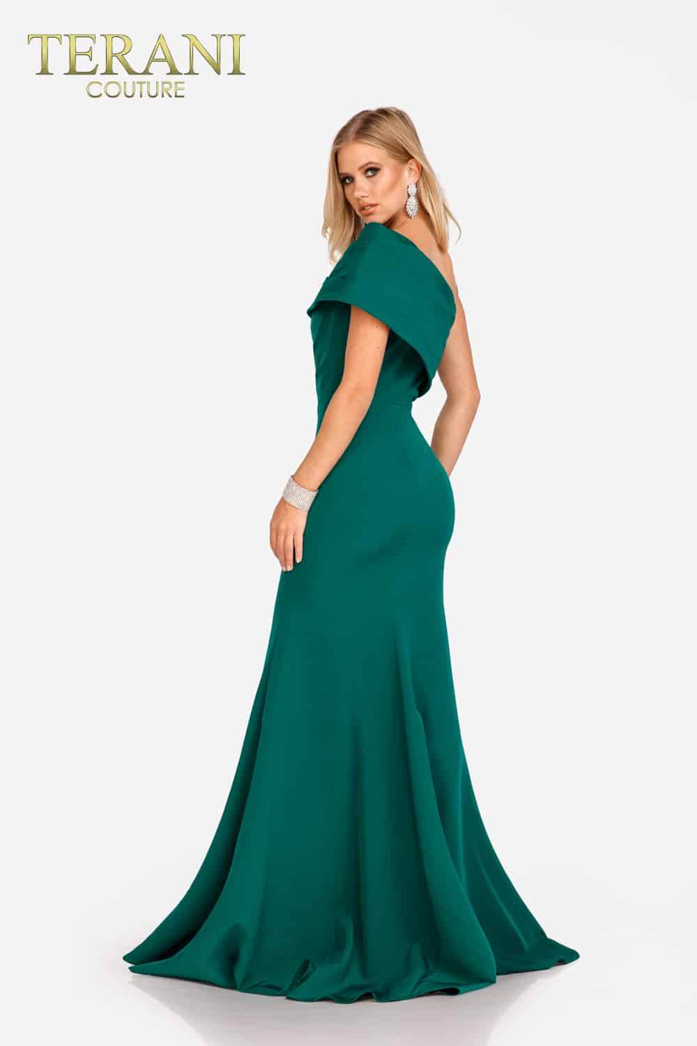 One Shoulder Long Mother of the bride Dress- 231M0473