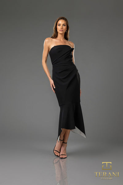 251C4173 Stretch Twill Sleeveless Bodycon Cocktail Dress