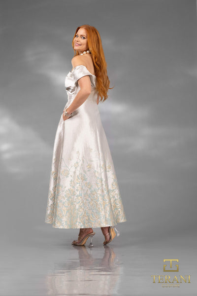 252C5508 - A-line Tee-Length Cocktail Dress