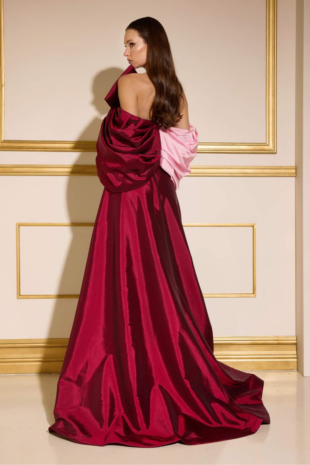 252E5141 - Fit and Flare Long Evening Dress