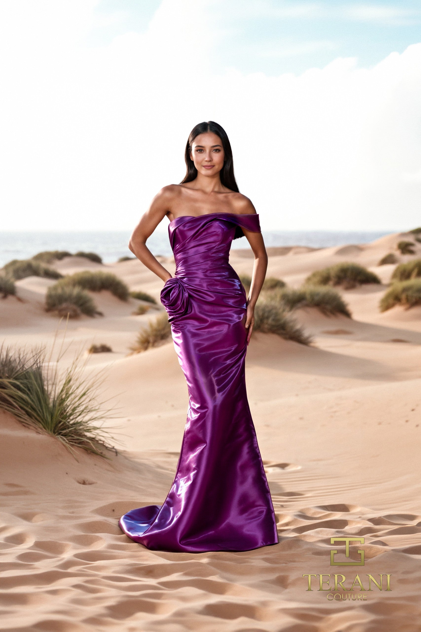 252E5162 - Bodycon Long Evening Dress