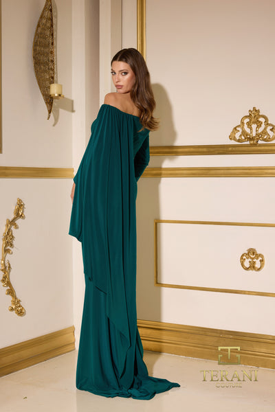 252M5322 - Sheath Long MOB Dress