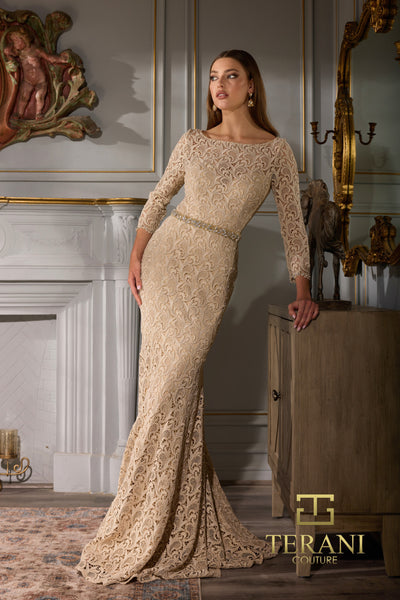 252M5331 - Bodycon Long MOB Dress