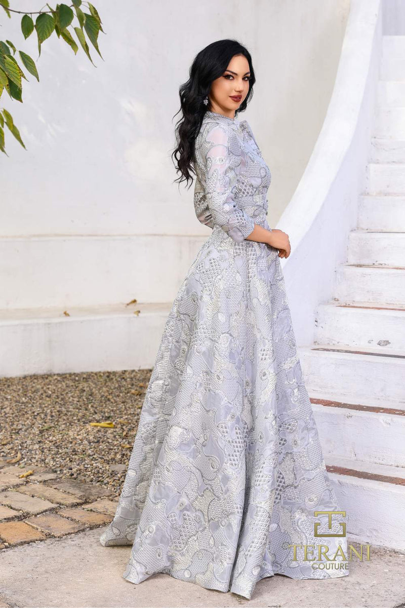 252M5526 - A-line Long MOB Dress