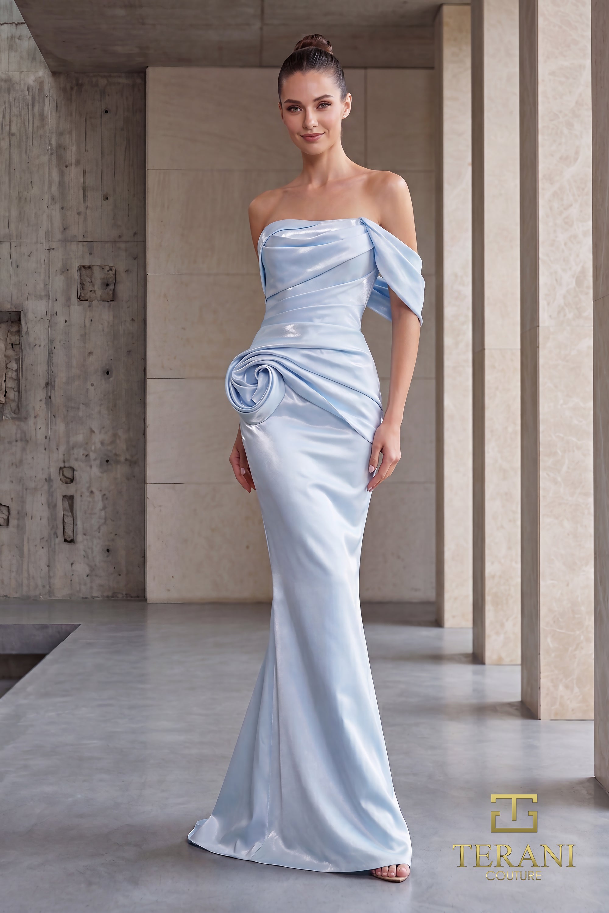 252E5162 - Bodycon Long Evening Dress
