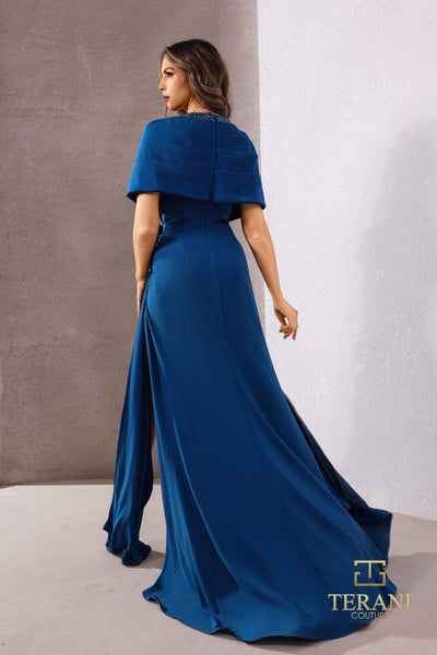 252M5304 - Fit and Flare Long MOB Dress