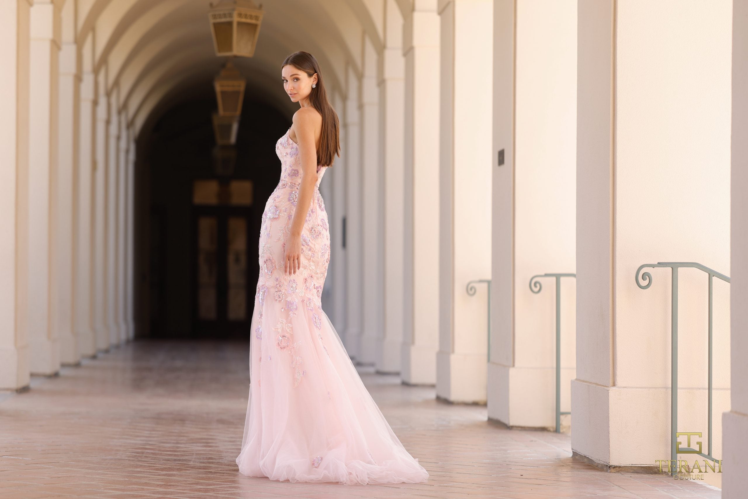 Sweetheart Beaded Tulle Mermaid Gown - 261P6193
