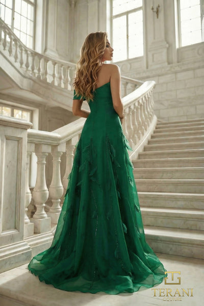 Off-Shoulder Long Evening Dress - 262E7080