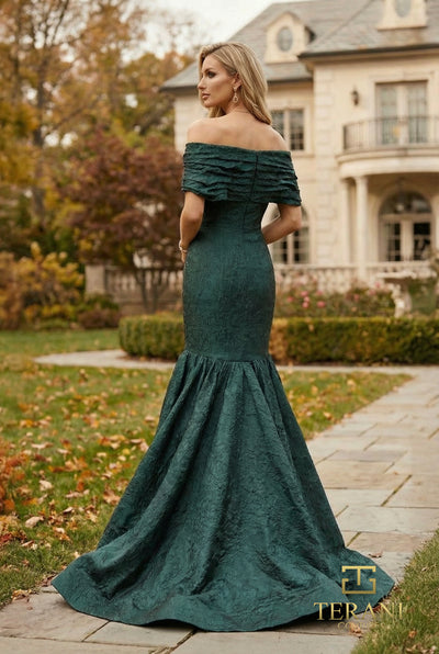 Off-Shoulder Long Evening Dress - 262E7069