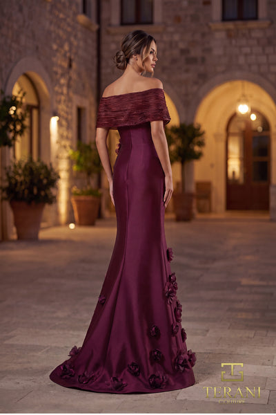 V-Neck Long Evening Dress - 262E7070