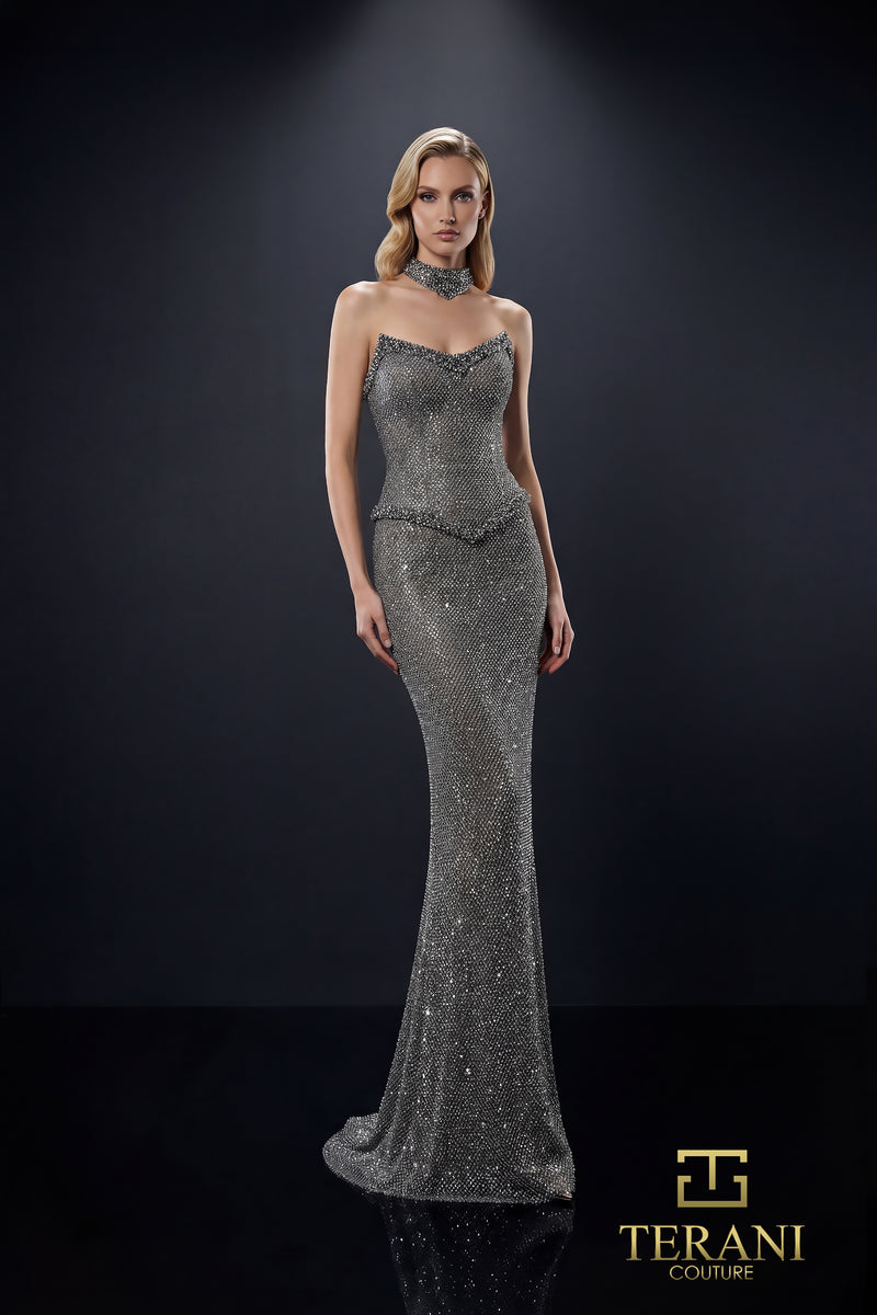 Long Evening Sheath Gown - 262E7081