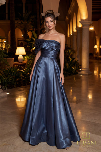 One-Shoulder Long Evening Dress - 262E7103