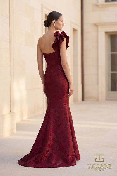 One-Shoulder Long Evening Dress - 262E7136