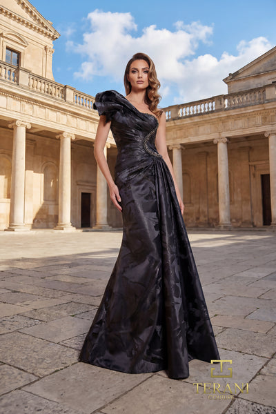 One-Shoulder Long Evening Dress - 262E7376