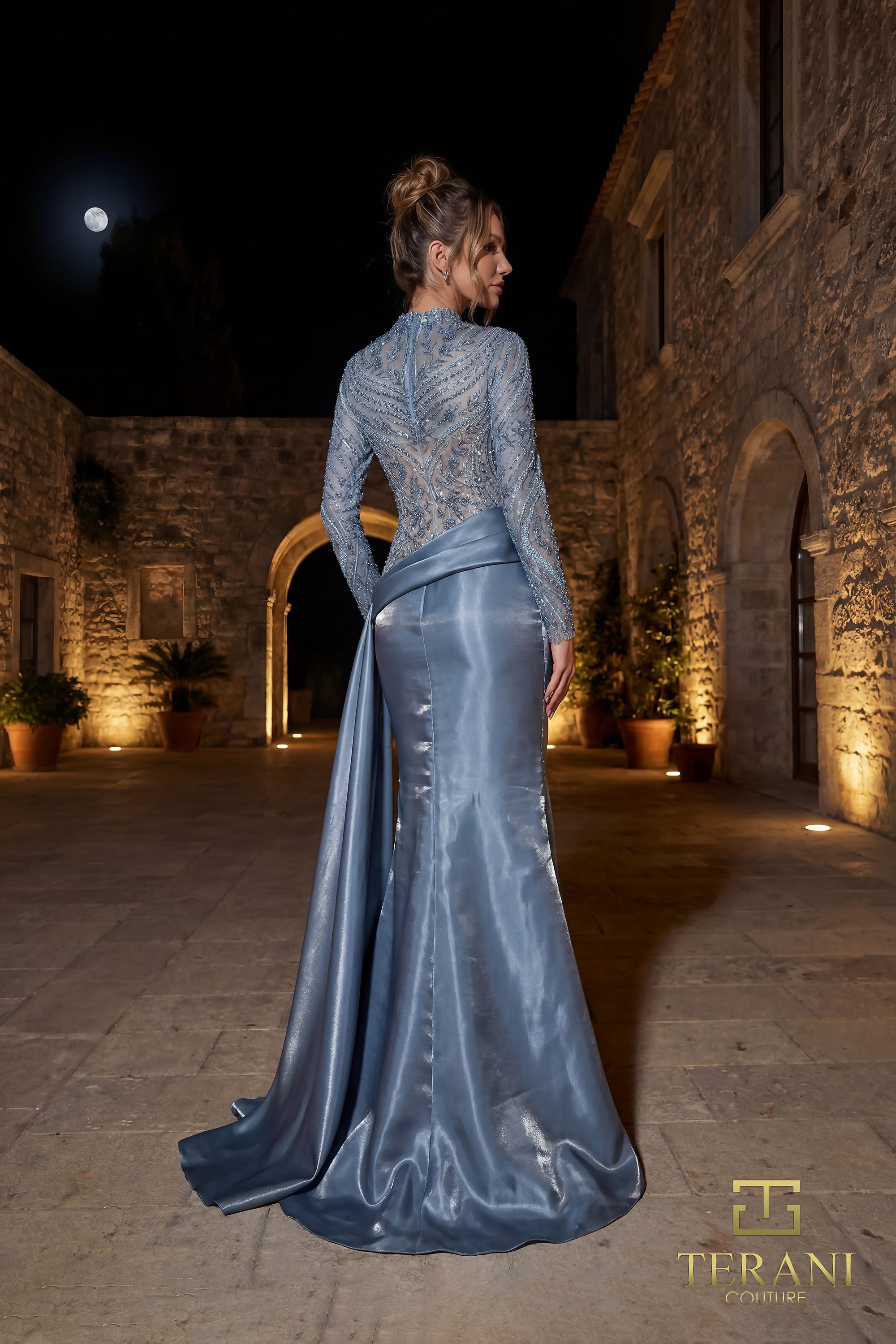 Long Evening Sheath Gown - 262E7384