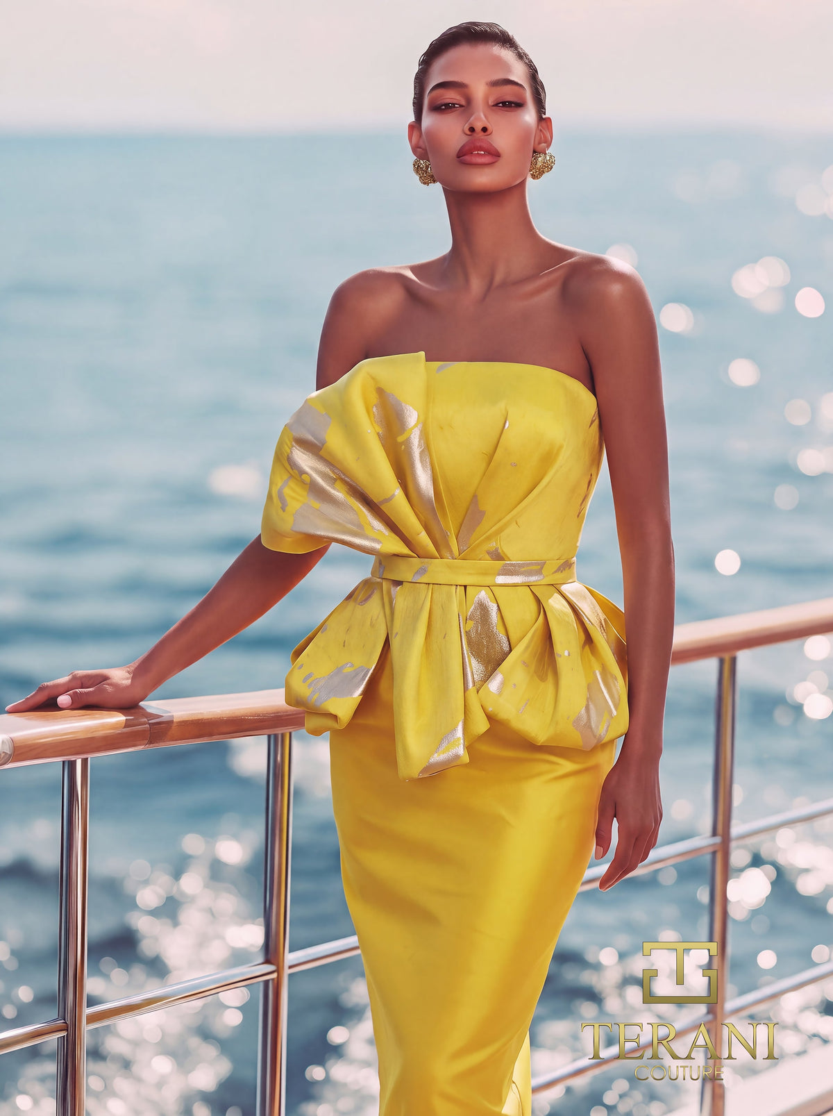 Terani Couture 271C8209 Yellow Gold