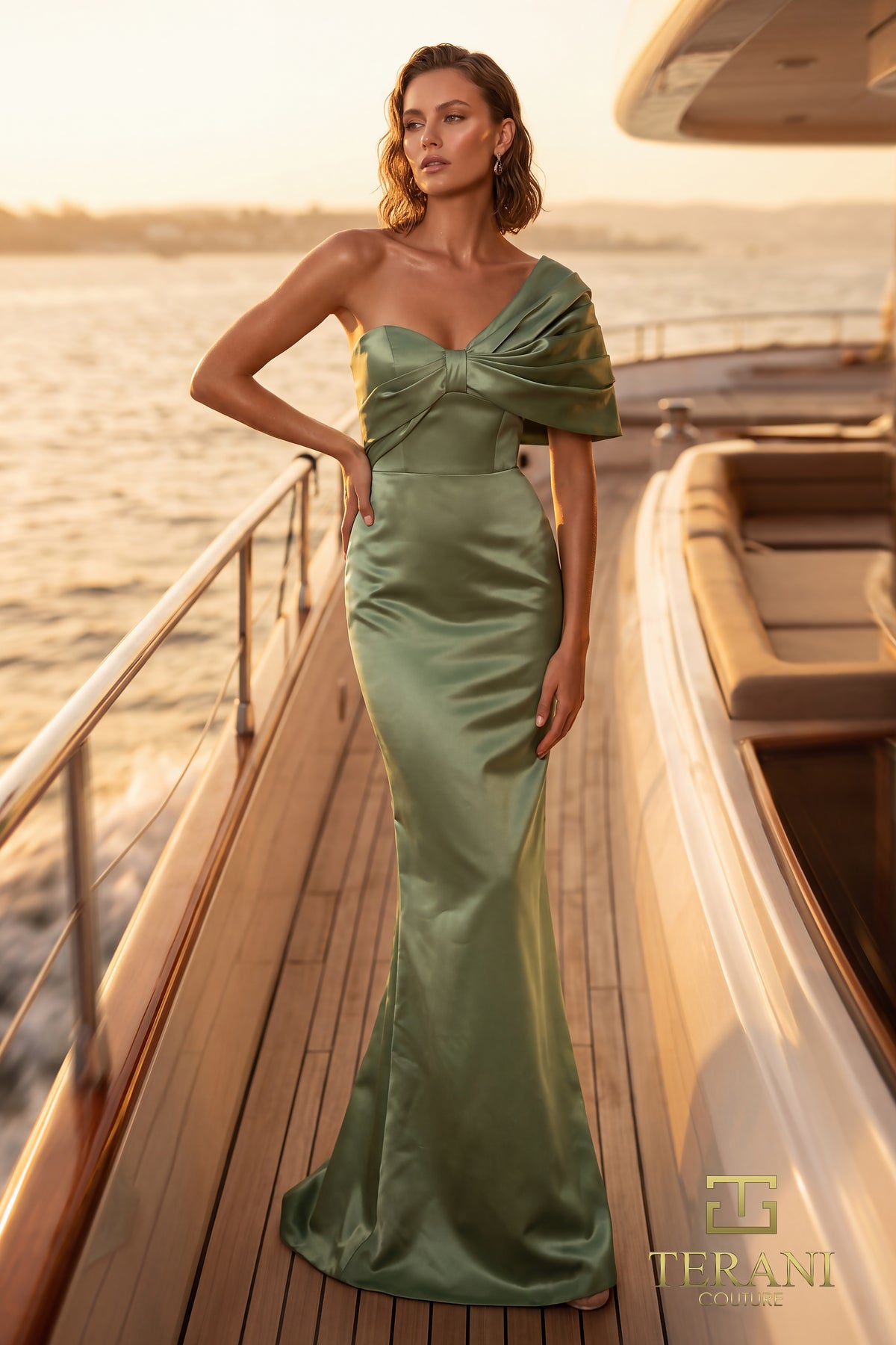 Terani Couture 271E8346 Olive additional view