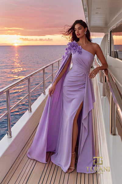 Terani Couture 271E8290 Navy