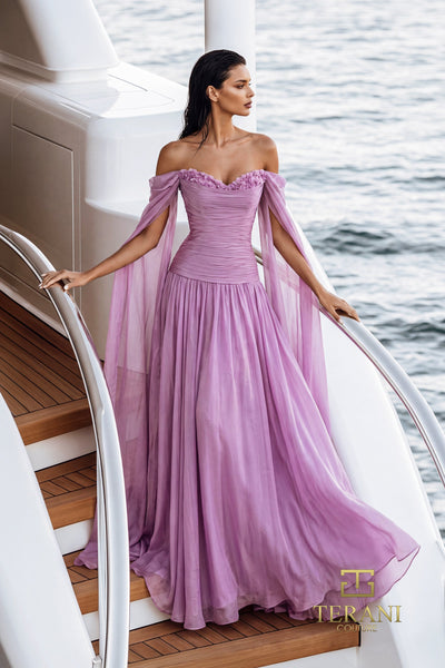 Terani Couture 271E8492 Navy