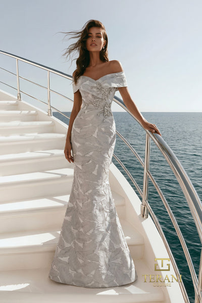 Terani Couture 271M8446 Silver