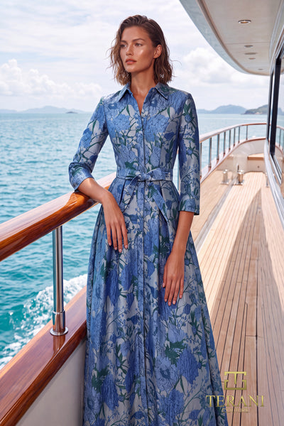 Terani Couture 271M8487 Blue additional view