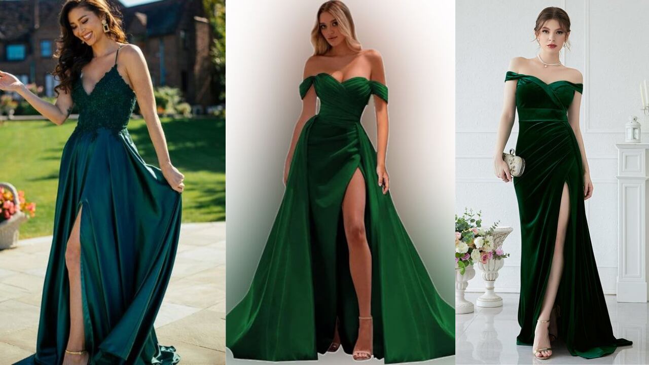 Glam Up the Night With Dark Green Prom Dresses