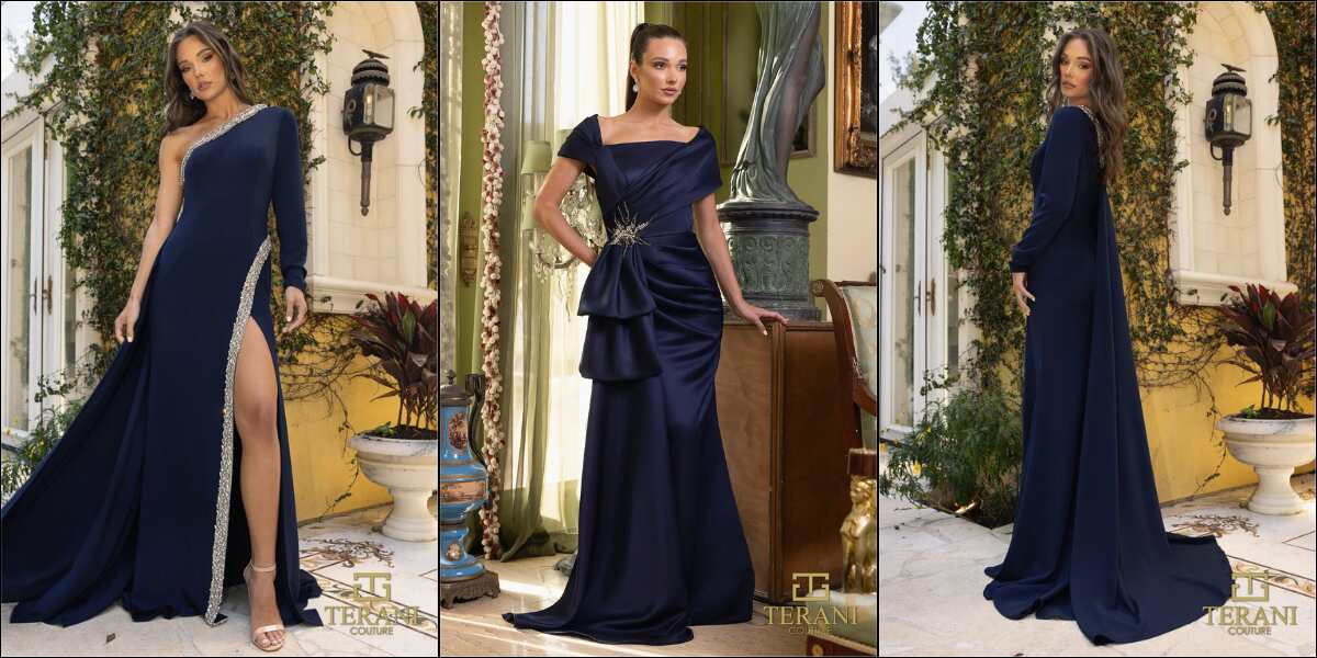 Have A Classic Blue New Year With Terani Couture