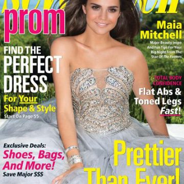 Seventeen Prom Cover Shoot with Maia Mitchell