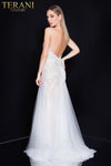 Deep V Pink Prom Dress - 1811P5238X