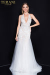 Deep V Pink Prom Dress - 1811P5238X