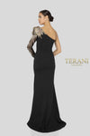 Embellished One Sleeve Evening Gown-1911E9094