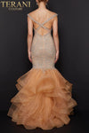 Off-the-Shoulder Mermaid Wedding Dress with Crystal - 1911P8363