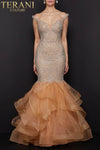 Off-the-Shoulder Mermaid Wedding Dress with Crystal - 1911P8363