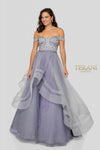 Off-Shoulder Heavy Beaded Ball Gown - 1911P8501