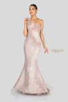 Embellished One Sleeve Evening Gown - 1911E9095