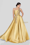 One-Shoulder Mikado Long Ball Gown - 1912E9202